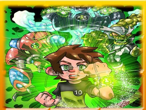 Ben 10 Match 3 Puzzle Game - browser game screenshot