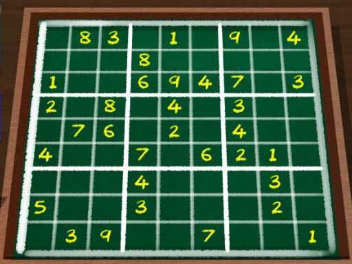 Weekend Sudoku 29 - browser game screenshot