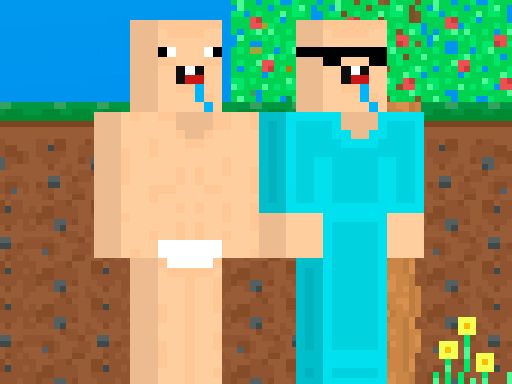 Noob Baby vs Pro Baby - browser game screenshot