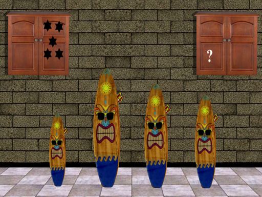 Surfer House Escape - browser game screenshot