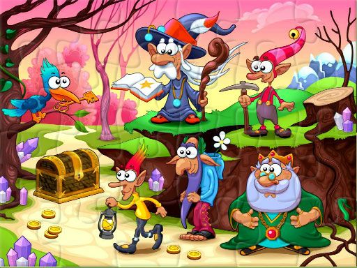 Fantasy Jigsaw Deluxe Fantasy Jigsaw Deluxe - browser game screenshot
