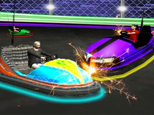 Light Bumping Cars Extreme Stunts: Bumper Car Game - browser game screenshot