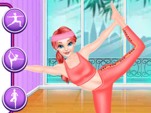 Princess Ariel Fitness Plan - browser game screenshot