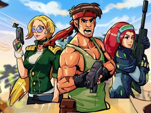 Metal Shooter Brother Squad - browser game screenshot