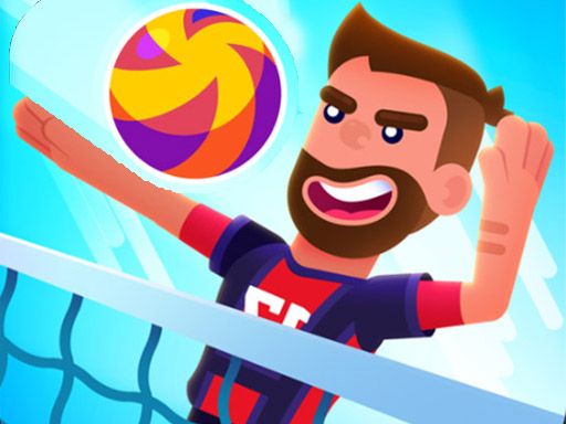 Monster Head Soccer Volleyball Game - browser game screenshot