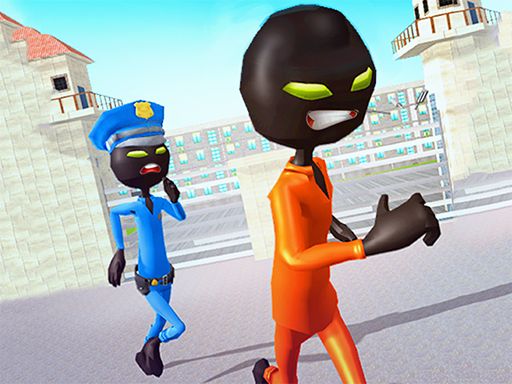 Stickman Prison Escape Story 3D Stickman Prison Escape Story 3D - browser game screenshot