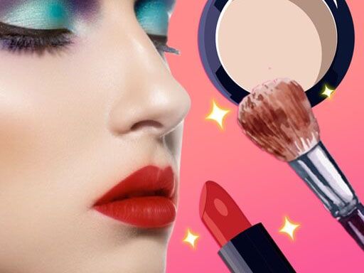 Pretty Makeup - ALYSSA FACE ART - browser game screenshot
