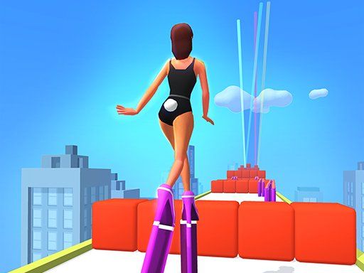 Grow my Heels 3D Game - browser game screenshot
