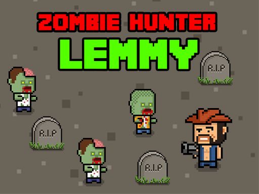 Zombie Hunter Lemmy - browser game screenshot