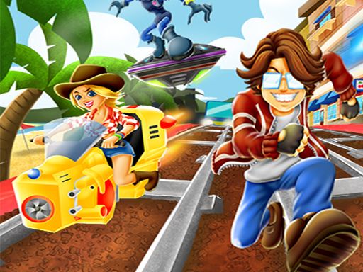 Urban Subway Rail Blazers - Texas Run - browser game screenshot