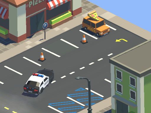 Fast Car Parking 3D - browser game screenshot