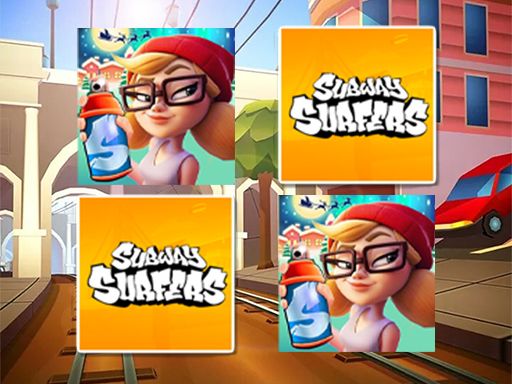 Subway Surfers Match Up - browser game screenshot