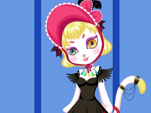 Cat Princess Dress up - browser game screenshot