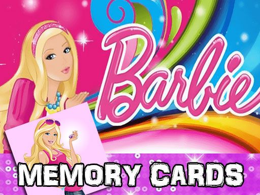 Barbie Memory Cards - browser game screenshot