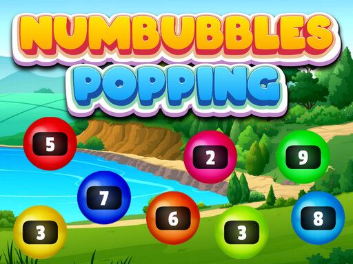 Numbubbles Popping - browser game screenshot