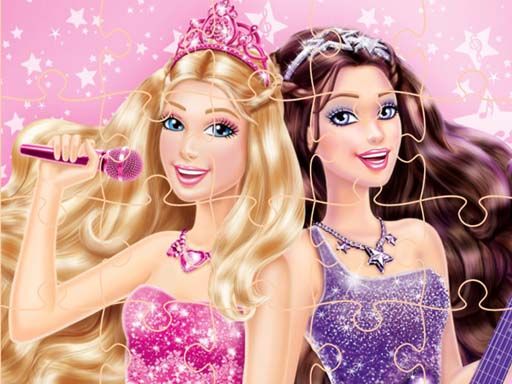Barbie Puzzles - browser game screenshot