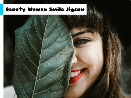 Beauty Women Smile Jigsaw - browser game screenshot