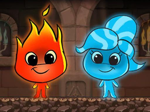 Fireboy and Bluegirl - browser game screenshot