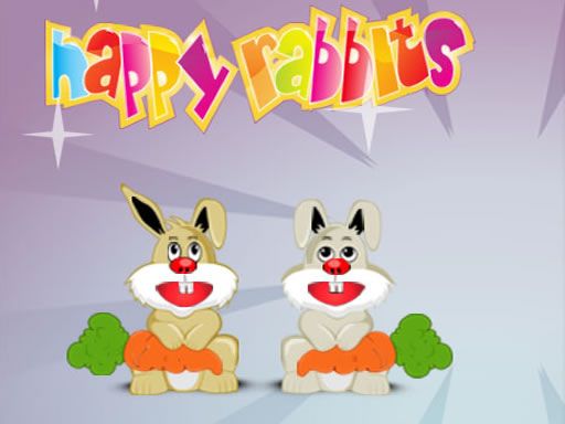 Happy Rabbits Game - browser game screenshot