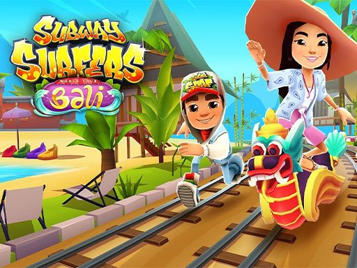 Subway Surfer Bali - browser game screenshot