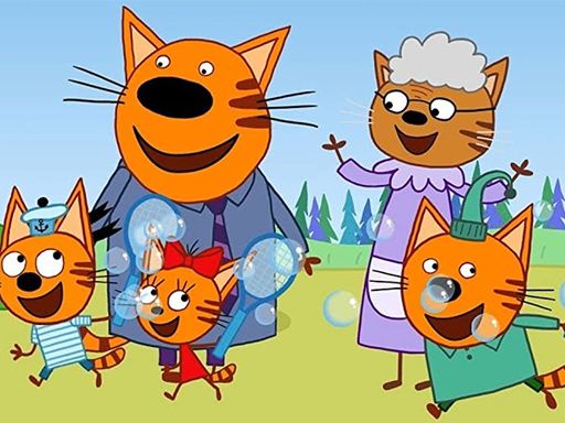 Cat Family Educational Games - browser game screenshot