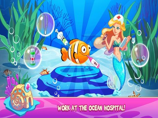 Funny Mermaid Princess Funny Mermaid Princess - browser game screenshot