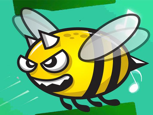 Angry Bee Flappy Adventure - browser game screenshot