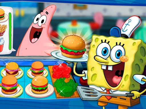SpongeBob Cook : Restaurant Management & Food Game - browser game screenshot