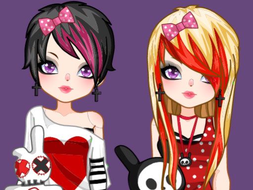 Gothic Fashion - browser game screenshot