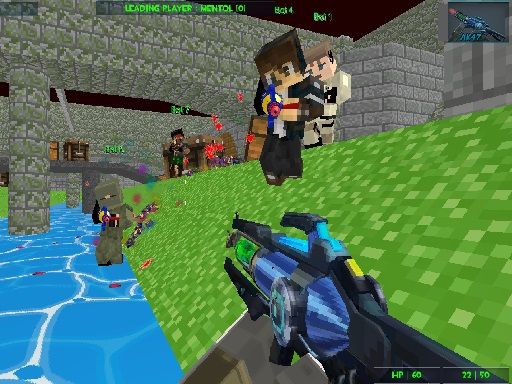 GunGame Paintball Wars - browser game screenshot