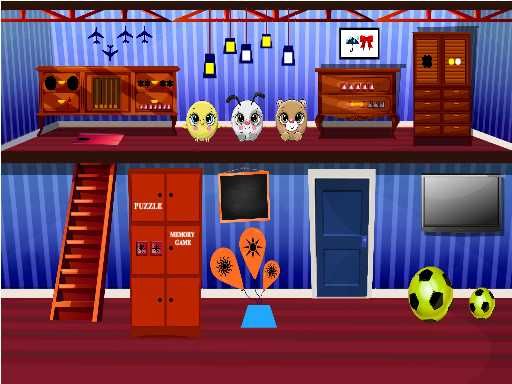 Slick House Escape - browser game screenshot