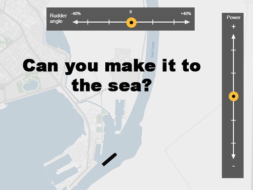Suez Canal Simulator - browser game screenshot