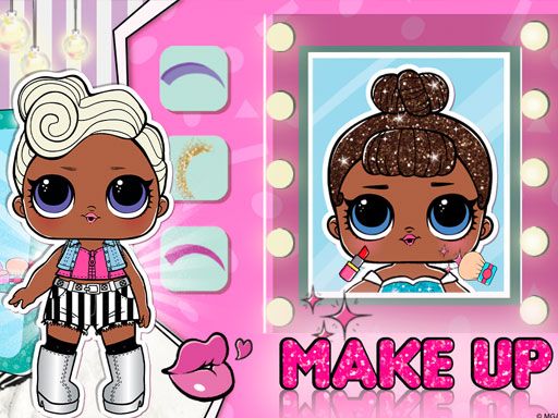 LOL Beauty Salon - browser game screenshot