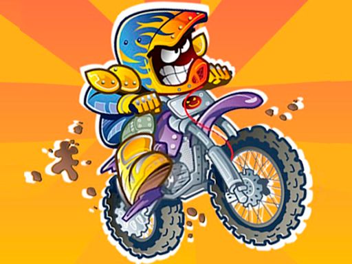 Excite Bike - browser game screenshot