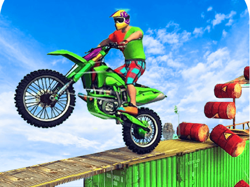 Bike Stunts Driving 2022 - browser game screenshot