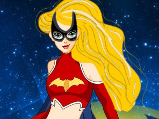 BatGirl Dress Up - browser game screenshot