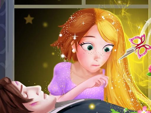 Long Hair Princess Rescue Prince - browser game screenshot