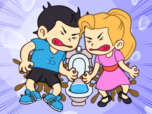 Toilet Rush Race: Draw Puzzle - browser game screenshot