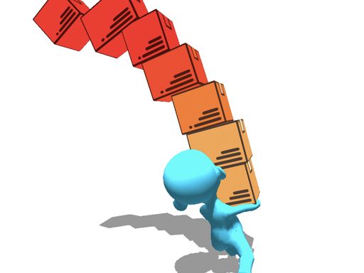 Stack Balance 3d - browser game screenshot