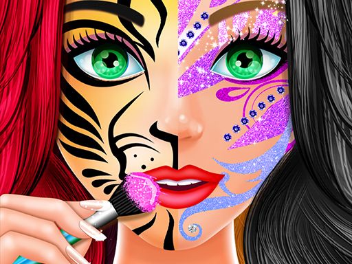 Face Paint Party - browser game screenshot