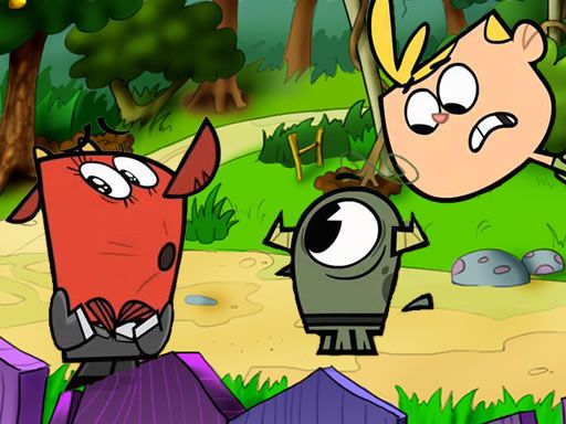 Restless Kids Jigsaw - browser game screenshot