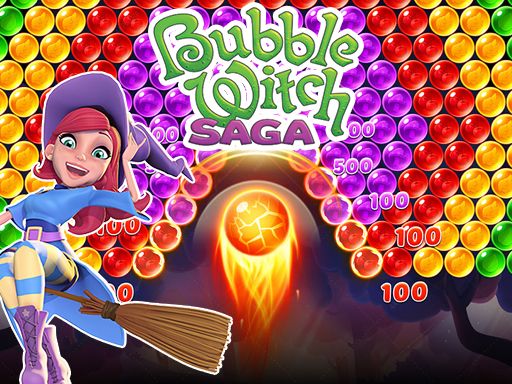 Bubble Witch Saga - browser game screenshot