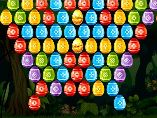 Bubble Shooter Easter - browser game screenshot