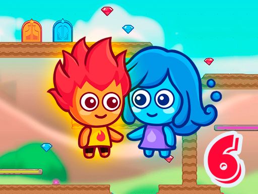 Fireboy and Watergirl 6 - browser game screenshot