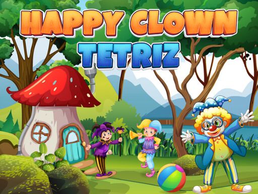 Happy Clown Tetriz - browser game screenshot