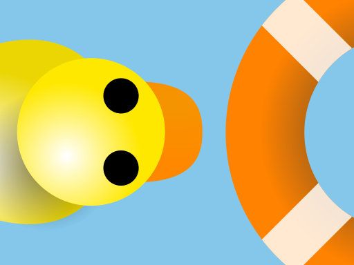 Duck rescue boat - browser game screenshot