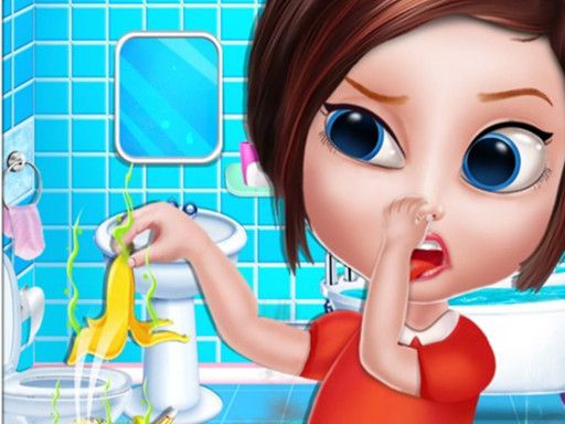 Sweet Home Clean Up - browser game screenshot