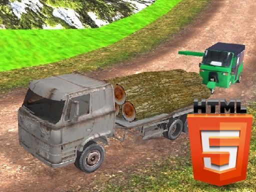 Cargo Truck Offroad - browser game screenshot