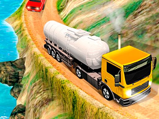 Offroad Oil Tanker Truck Drive - browser game screenshot
