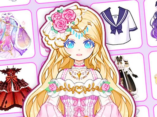 Anime Princess Dress Up Games - browser game screenshot
